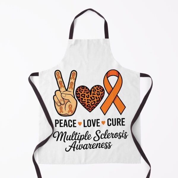 Item preview, Peace Love Cure Orange Ribbon Awareness Shirt designed and sold by designleon19.