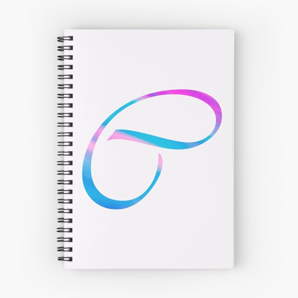 Item preview, Pink and Blue Sways - Monogram Alphabet Letter "C" designed and sold by WD-Artist.