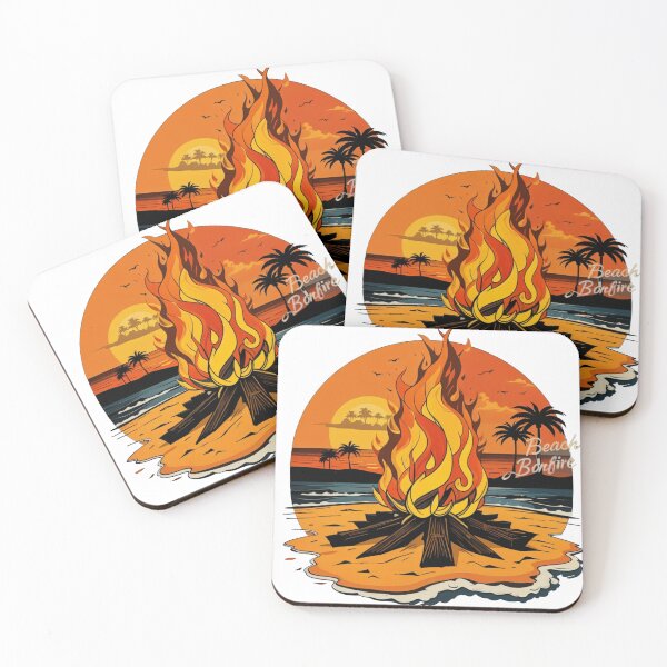 Item preview, Tropical Campfire - Serenity and Escape designed and sold by latelierdechris.