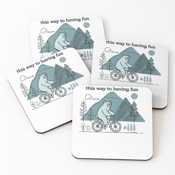 Item preview, Bicycle Fun Bear Mountain Adventurer designed and sold by LuminOrb.