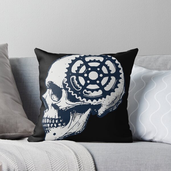 Item preview, Bicycle Skull Mountain Bike Art For Cyclists designed and sold by LuminOrb.