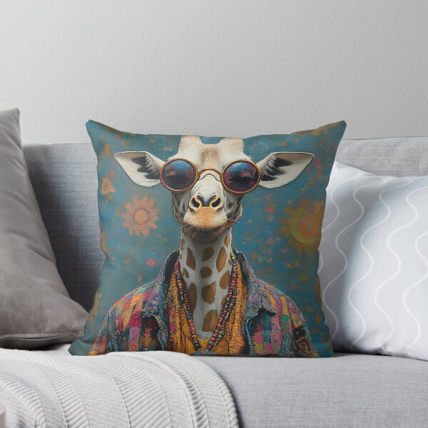 Artikelvorschau, Hippie-Giraffe - Tierkunst entworfen und verkauft von Chrisjeffries24.