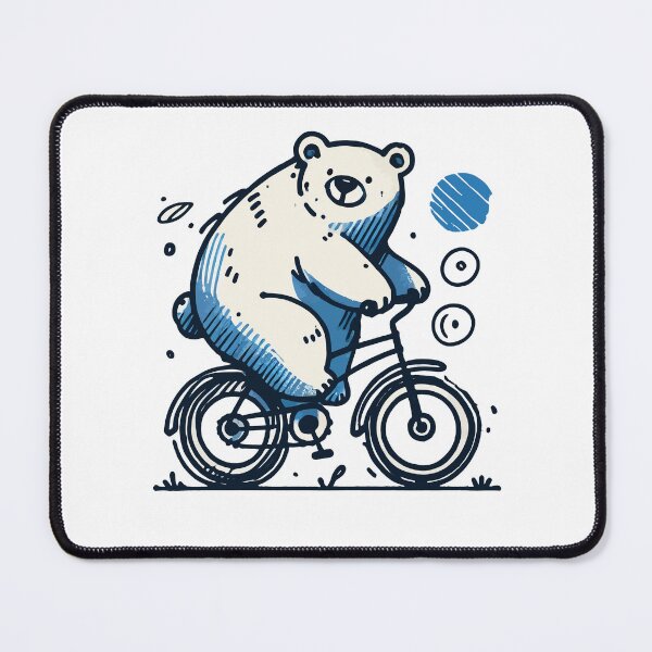 Item preview, Bicycle Bär Illustration For Bicycle Lovers designed and sold by LuminOrb.