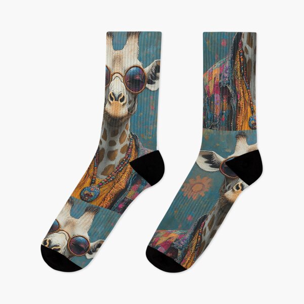 Item preview, Hippie Giraffe - Animal Art designed and sold by Chrisjeffries24.