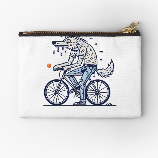 Item preview, Bicycle Wolf On The Bike Adventure designed and sold by LuminOrb.