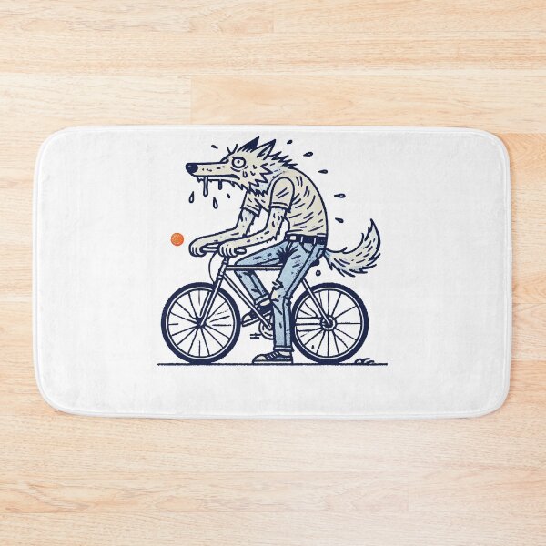 Item preview, Bicycle Wolf On The Bike Adventure designed and sold by LuminOrb.