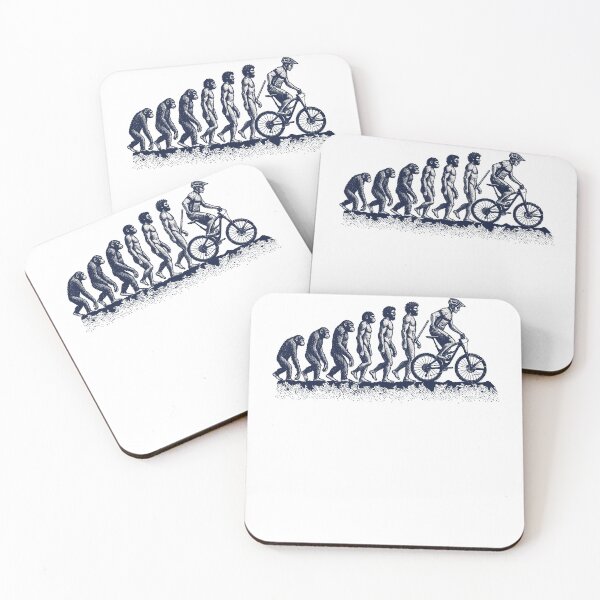 Item preview, Evolution From Ape To Cyclist designed and sold by LuminOrb.