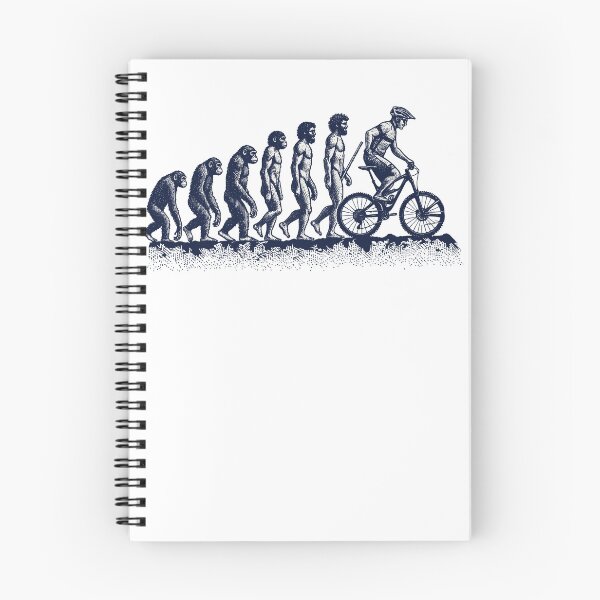 Item preview, Evolution From Ape To Cyclist designed and sold by LuminOrb.