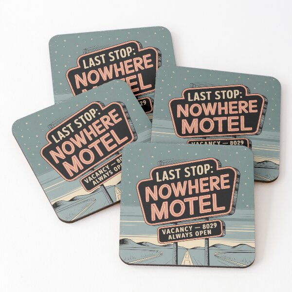 Item preview, "Last Stop Nowhere Motel" T-shirt - Retro Vibe designed and sold by Indoni.