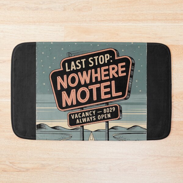 Item preview, "Last Stop Nowhere Motel" T-shirt - Retro Vibe designed and sold by Indoni.