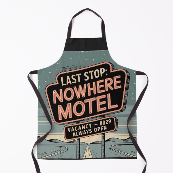 Item preview, "Last Stop Nowhere Motel" T-shirt - Retro Vibe designed and sold by Indoni.