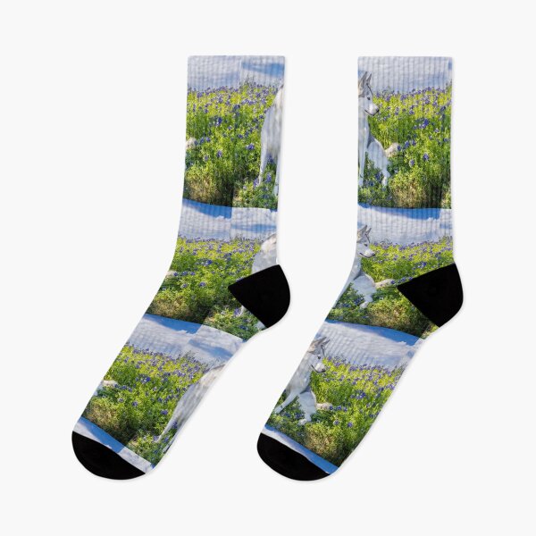 Item preview, Husky in Bluebonnets designed and sold by May Finch.