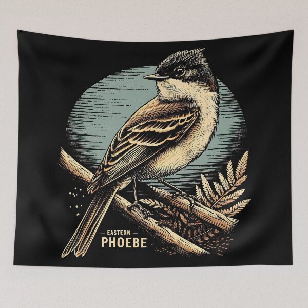 Item preview, Eastern Phoebe designed and sold by theAVIARY7.