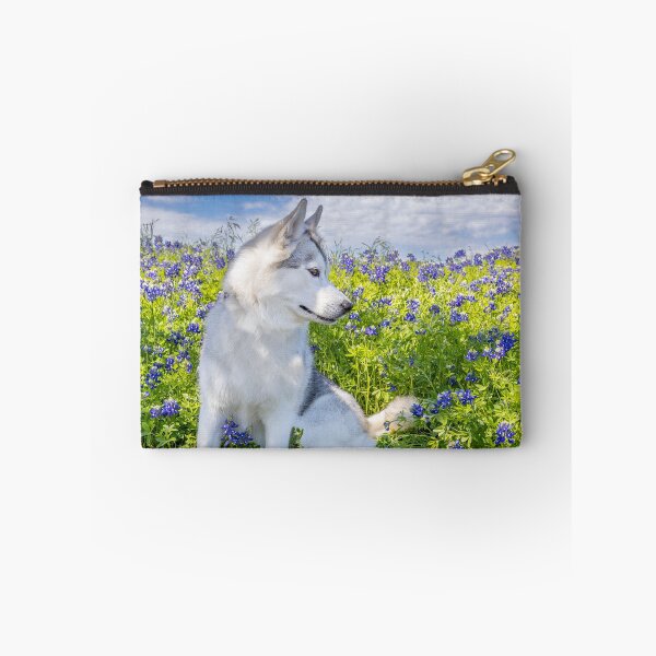 Item preview, Husky in Bluebonnets designed and sold by May Finch.