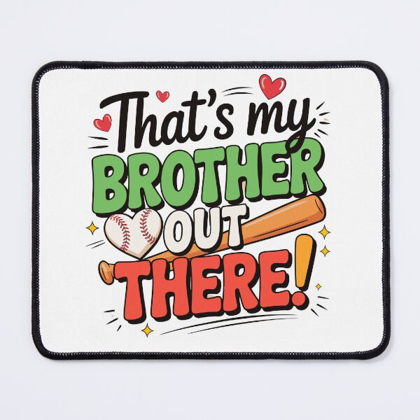 Item preview, That’s My Brother Out There Baseball Shirt designed and sold by designleon19.