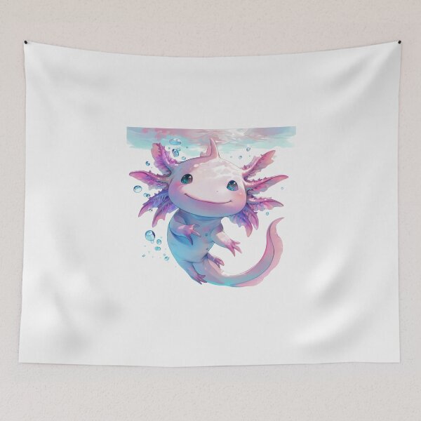 Item preview, Cute happy friend Axolotl designed and sold by PatternFly.
