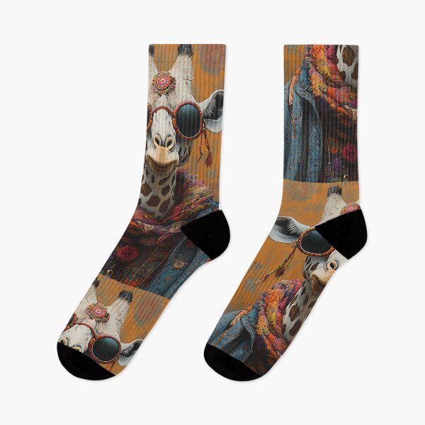 Item preview, Fashion Hippie Giraffe - Animal Art designed and sold by Chrisjeffries24.