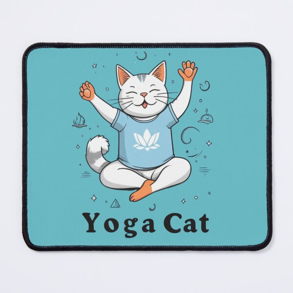Item preview, YOGA CAT designed and sold by Mannaz Creative Shop.