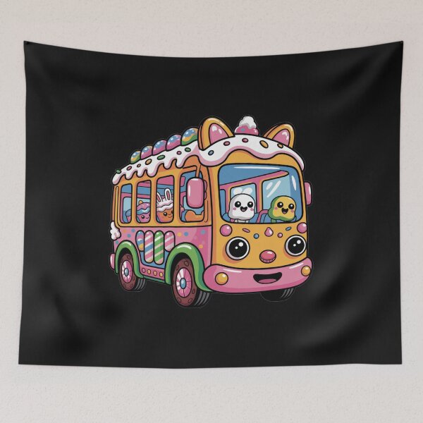Item preview, Candyland Cat Bus designed and sold by SignumShop.
