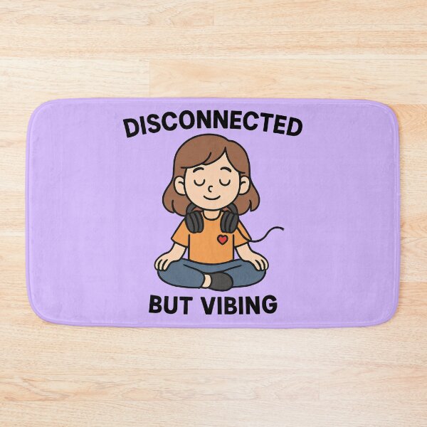 Item preview, Disconnected but Vibing designed and sold by TSQ.