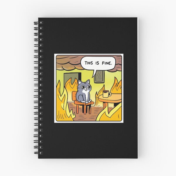 Item preview, This is Fine Meme designed and sold by ArtFactoryAI.