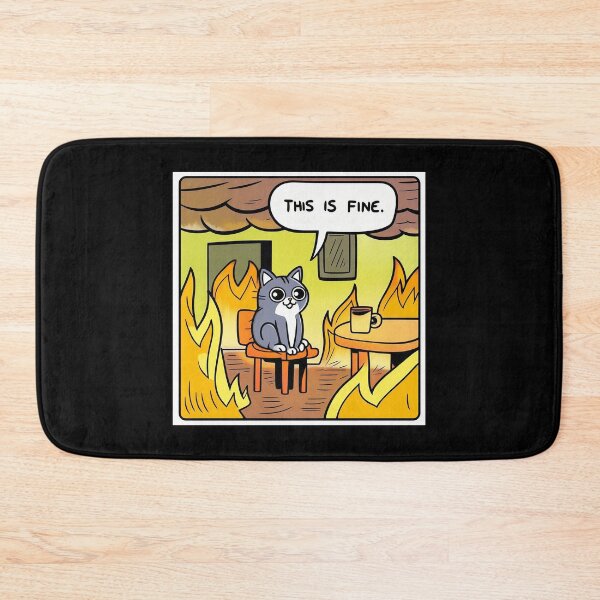 Item preview, This is Fine Meme designed and sold by ArtFactoryAI.