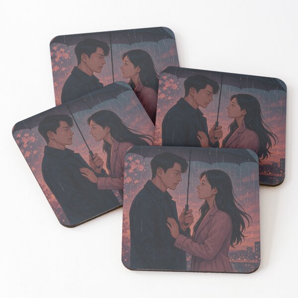 Item preview, City of Hearts – Romantic K-Drama Silhouette Art designed and sold by KMChronicles.