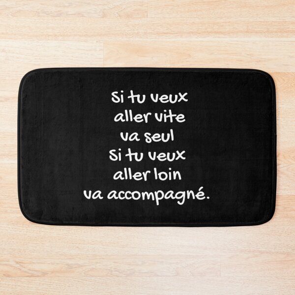 Item preview, Quote about life - positive quote in French designed and sold by ZenNature.