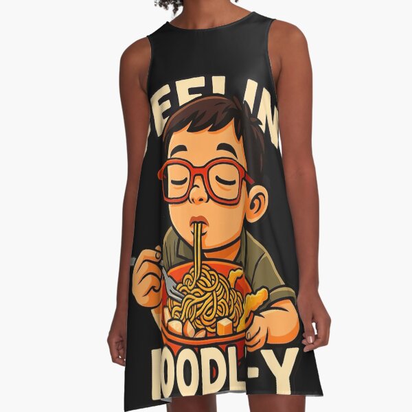 Artikel-Vorschau von Feelin' Noodle-y-Cartoon, designt und verkauft von Thaivi Design.