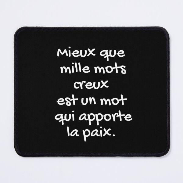 Item preview, Quote about life - positive quote in French designed and sold by ZenNature.