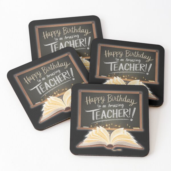 Item preview, Happy Birthday To An Amazing Teacher designed and sold by Maggie Mustard.