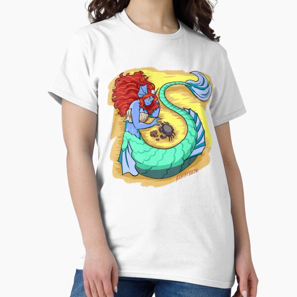 Vista previa del artículo con la obra «Sirena y una amiga», diseñado y vendido por kintatsujo.