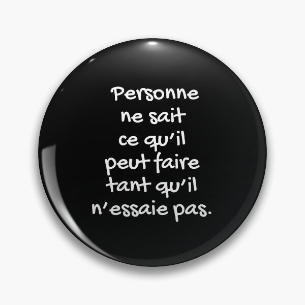 Item preview, Quote about life - positive quote in French designed and sold by ZenNature.