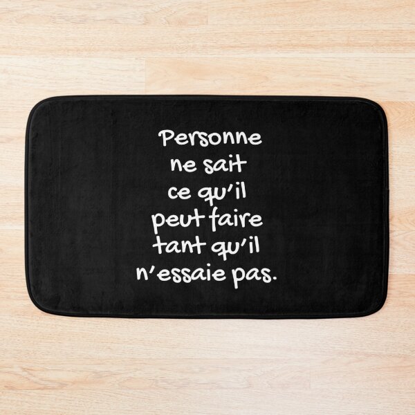 Item preview, Quote about life - positive quote in French designed and sold by ZenNature.