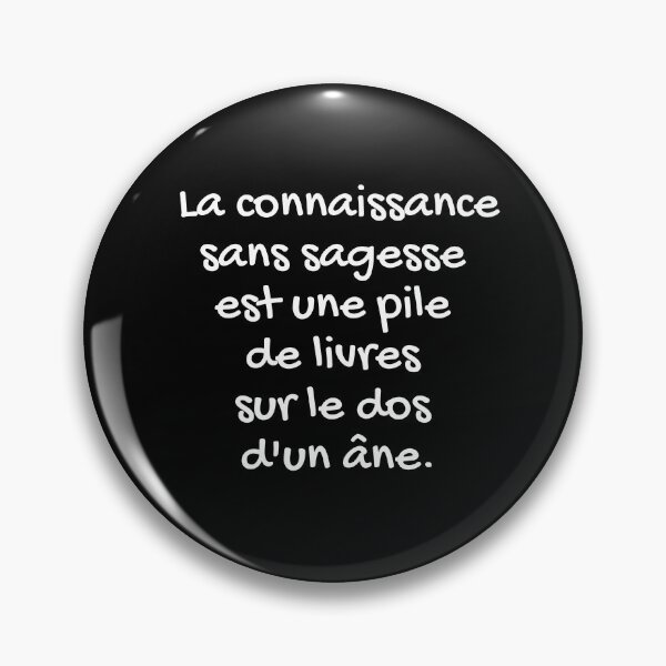 Item preview, Quote about life - positive quote in French designed and sold by ZenNature.