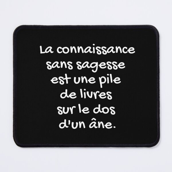 Item preview, Quote about life - positive quote in French designed and sold by ZenNature.