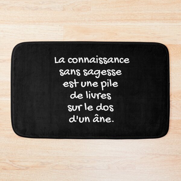 Item preview, Quote about life - positive quote in French designed and sold by ZenNature.