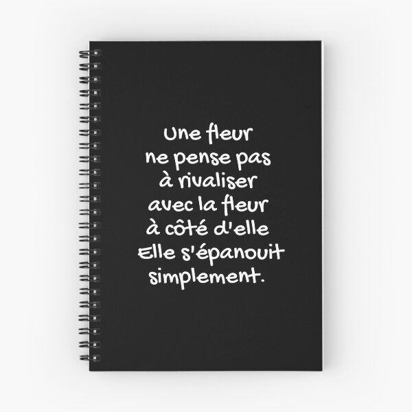 Aperçu de l'œuvre Citation sur la vie - citation positive en français créée et vendue par ZenNature.