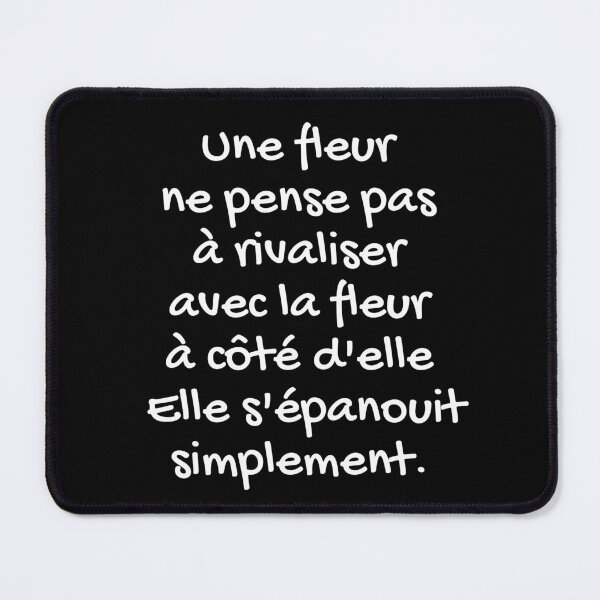 Item preview, Quote about life - positive quote in French designed and sold by ZenNature.