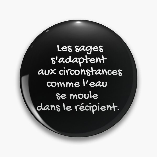 Item preview, Quote about life - positive quote in French designed and sold by ZenNature.
