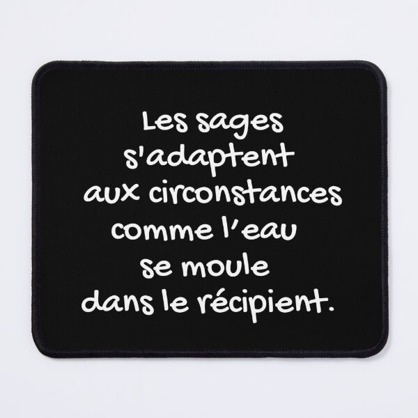 Item preview, Quote about life - positive quote in French designed and sold by ZenNature.