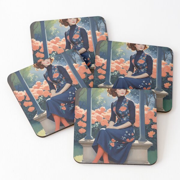 Item preview, Coral Peony Garden designed and sold by lizaburch.