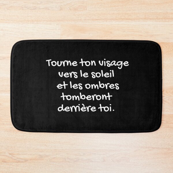 Item preview, Quote about life - positive quote in French designed and sold by ZenNature.