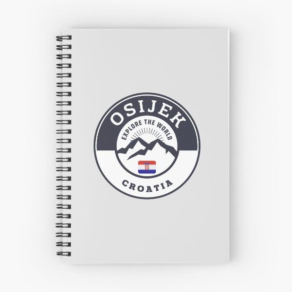 Item preview, Osijek Croatia Black and White Crest designed and sold by World Designs.