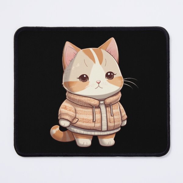 Item preview, Cute Chubby Cat in a Cozy Jacket – Adorable & Stylish Look designed and sold by Life is cat.