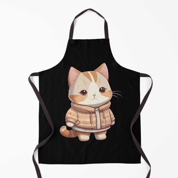 Item preview, Cute Chubby Cat in a Cozy Jacket – Adorable & Stylish Look designed and sold by Life is cat.