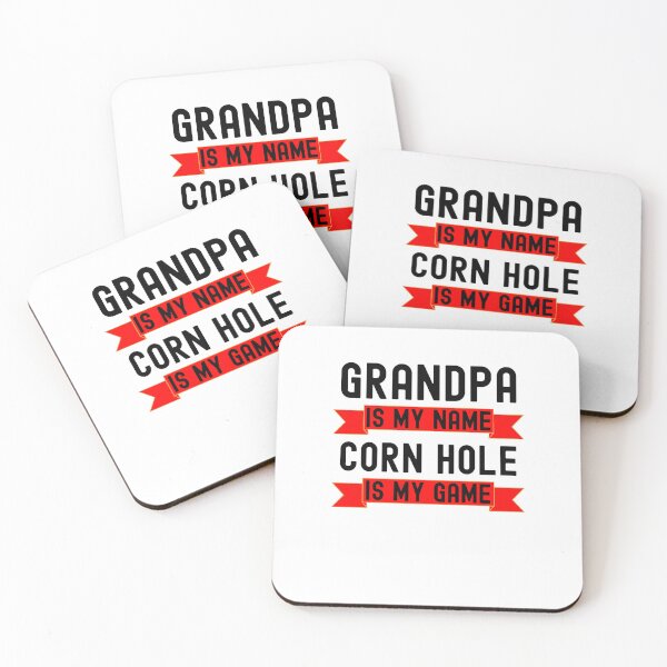 Item preview, Grandpa is my name Corn Hole is my game funny Corn Hole designed and sold by snowry.