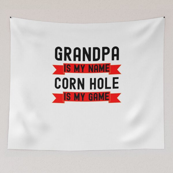 Item preview, Grandpa is my name Corn Hole is my game funny Corn Hole designed and sold by snowry.