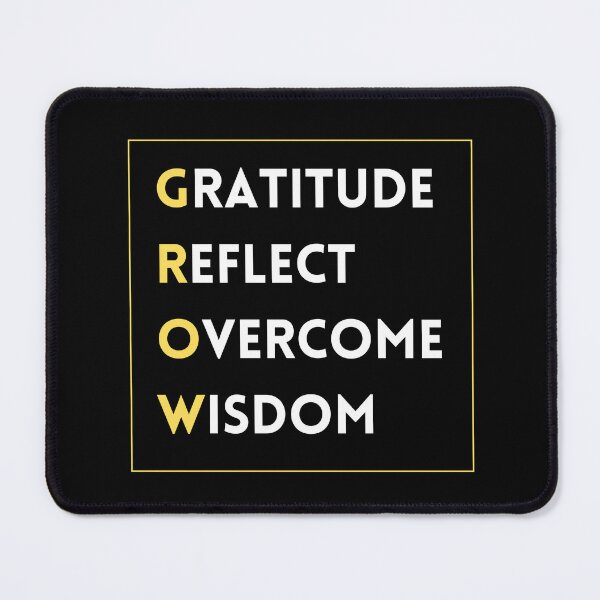 Item preview, GROW Acronym designed and sold by ElevateandEmbark.