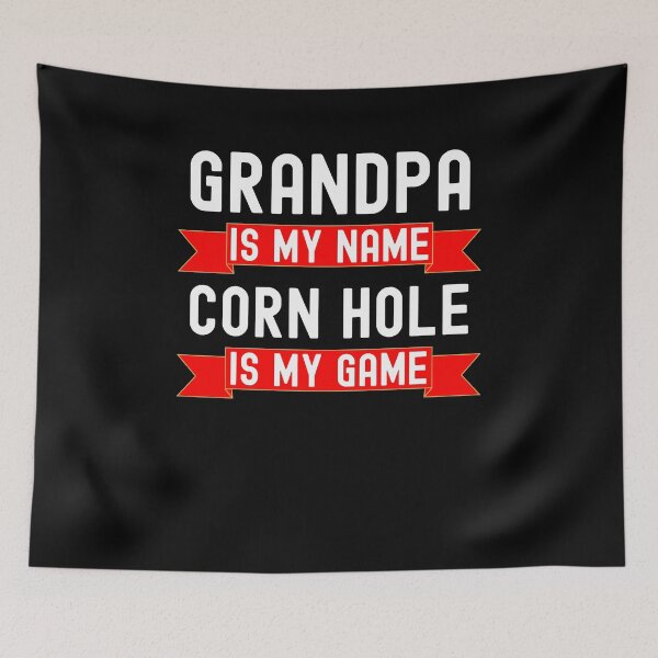 Item preview, Grandpa is my name Corn Hole is my game funny Corn Hole designed and sold by snowry.